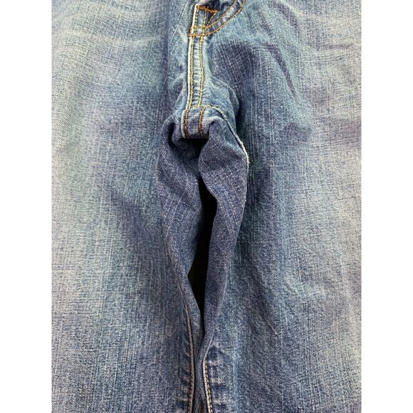 LUCKY BRAND DUNGAREES MEN'S 33X29 RIVINGTON LOOSE FIT DENIM JEANS BLUE WASH - Picture 12 of 14